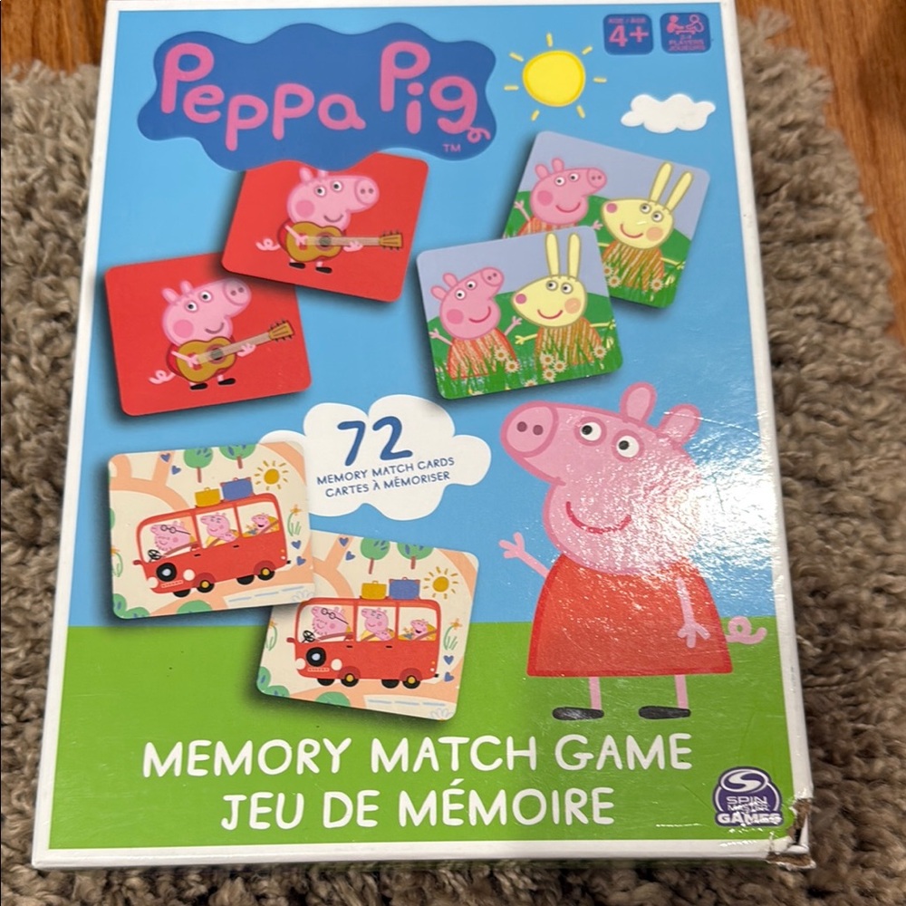 Peppa Pig Colorful Memory Match Game